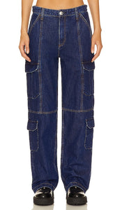 Rag & Bone Cailyn Cargo Pant in Blue - Pantalon cargo Rag & Bone Cailyn en bleu - Rag & Bone Cailyn 蓝色工装裤 - Rag & Bone Cailyn Cargohose in Blau - Rag & Bone Cailyn 카고 팬츠 - Pantaloni cargo Rag & Bone Cailyn in blu