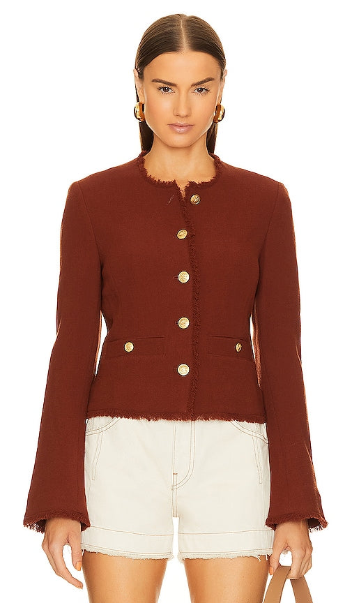 Rag & Bone Carmen Jacket in Burgundy