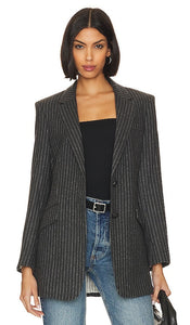 Rag & Bone Charles Italian Wool Blazer in Grey - Rag & Bone Charles - Blazer en laine italienne gris - Rag & Bone Charles 灰色意大利羊毛西装外套 - Rag & Bone Charles Blazer aus italienischer Wolle in Grau - Rag & Bone Charles 이탈리안 울 블레이저 그레이 색상 - Blazer in lana italiana Rag & Bone Charles in grigio