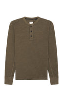 Rag & Bone Classic Flame Henley in Olive - Rag & Bone Classic Flame Henley en olive - Rag & Bone 橄榄色经典火焰亨利衫 - Rag & Bone Classic Flame Henley in Oliv - Rag & Bone 클래식 플레임 헨리 올리브 색상 - Henley Rag & Bone Classic Flame in oliva