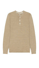 Rag & Bone Classic Henley in Taupe - Henley classique Rag & Bone en taupe - Rag & Bone 灰褐色经典亨利衫 - Klassischer Henley von Rag & Bone in Taupe - 래그앤본 클래식 헨리 토프 소재 - Henley classico Rag & Bone in grigio talpa
