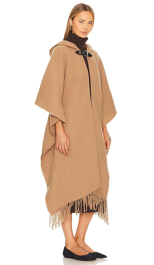 Rag & Bone Cloak Poncho in Tan