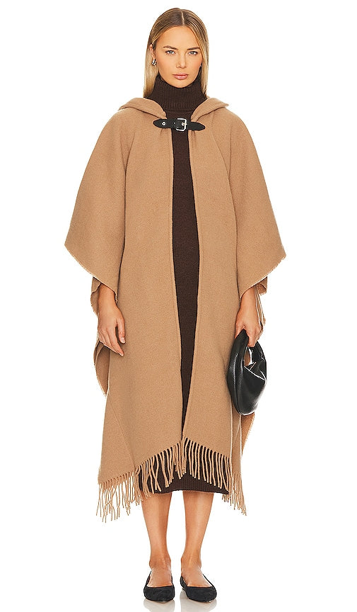 Rag & Bone Cloak Poncho in Tan - Poncho cape Rag & Bone en beige - Rag & Bone 黄褐色斗篷斗篷 - Rag & Bone Umhangponcho in Hellbraun - Rag & Bone 클록 판초 - Poncho con mantello di straccio e ossa color marrone chiaro