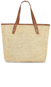 Rag & Bone Daily Straw Tote in Tan