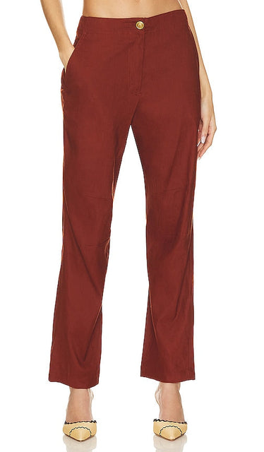 Rag & Bone Dawn Pant in Brown - Pantalon Rag & Bone Dawn en marron - Rag & Bone Dawn 棕色长裤 - Rag & Bone Dawn Hose in Braun - Rag & Bone 던 팬츠 - Pantaloni Rag & Bone Dawn in marrone
