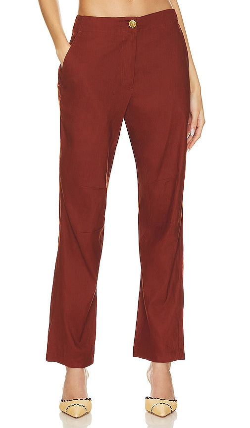 Rag & Bone Dawn Pant in Brown - Pantalon Rag & Bone Dawn en marron - Rag & Bone Dawn 棕色长裤 - Rag & Bone Dawn Hose in Braun - Rag & Bone 던 팬츠 - Pantaloni Rag & Bone Dawn in marrone
