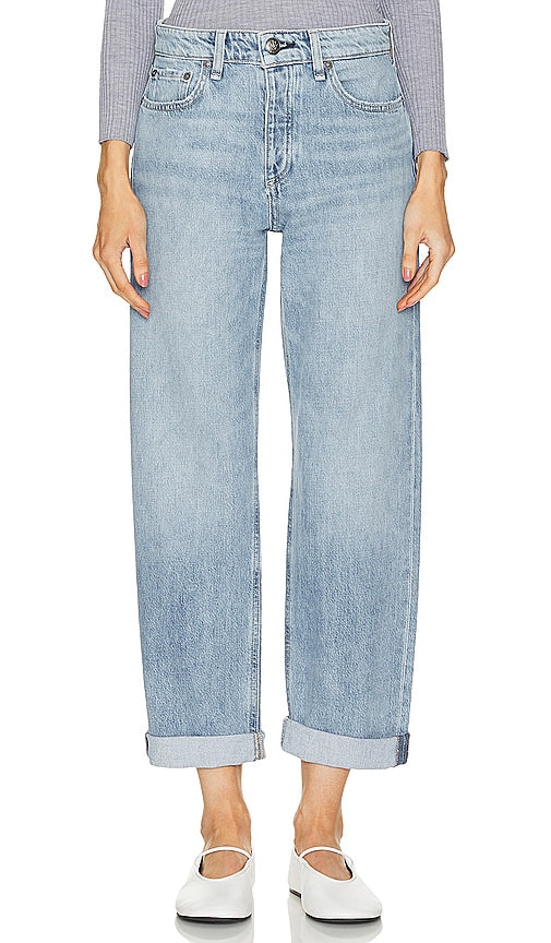 Rag & Bone Dre Low Rise Baggy in Blue - Baggy taille basse Rag & Bone Dre en bleu - Rag & Bone Dre 蓝色低腰宽松背心 - Rag & Bone Dre Low Rise Baggy in Blau - Rag & Bone DRE 로우라이즈 배기 컬러 - Rag & Bone Dre Baggy a vita bassa in blu