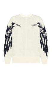 Rag & Bone Eagle Crew Sweater in Ivory