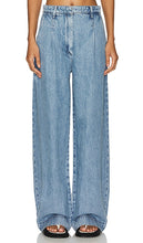 Rag & Bone Featherweight Abigale Pleated Wide Leg in Blue - Rag & Bone - Abigale poids plume - Jambe large plissée - Bleu - Rag & Bone 羽量级 Abigale 蓝色褶裥阔腿裤 - Rag & Bone Featherweight Abigale Plissee Wide Leg in Blau - Rag & Bone Featherweight Abigale 플리츠 와이드 레그 컬러 - Gamba larga plissettata Abigale leggerissima Rag & Bone in blu