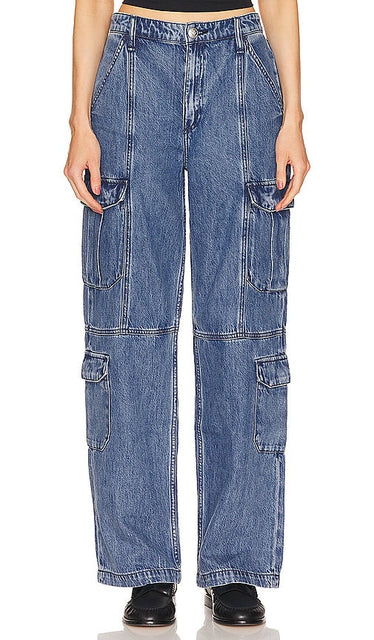 Rag & Bone Featherweight Cailyn Cargo in Blue - Rag & Bone Cailyn Cargo poids plume en bleu - Rag & Bone 羽量级 Cailyn Cargo 蓝色 - Federleichte Cailyn Cargo von Rag & Bone in Blau - Rag & Bone 페더웨이트 Cailyn 카고 블루 색상 - Rag & Bone Featherweight Cailyn Cargo in blu