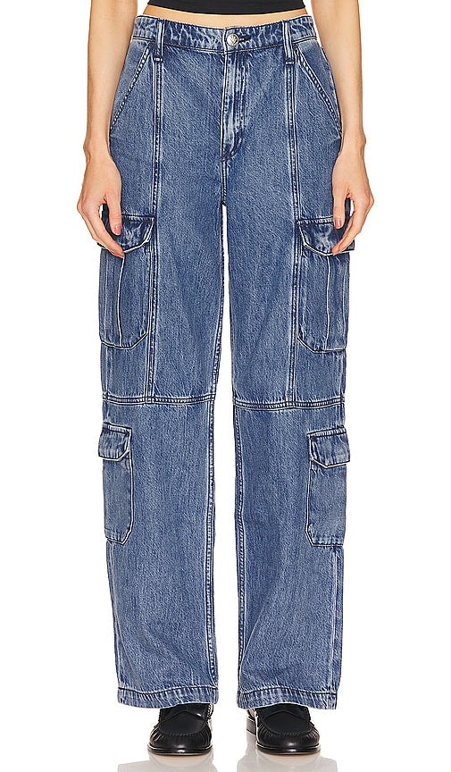Rag & Bone Featherweight Cailyn Cargo in Blue - Rag & Bone Cailyn Cargo poids plume en bleu - Rag & Bone 羽量级 Cailyn Cargo 蓝色 - Federleichte Cailyn Cargo von Rag & Bone in Blau - Rag & Bone 페더웨이트 Cailyn 카고 블루 색상 - Rag & Bone Featherweight Cailyn Cargo in blu