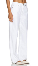 Rag & Bone Featherweight Logan Wide Leg in White