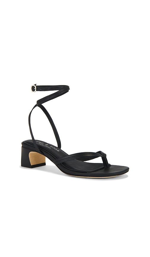Rag & Bone Gemma Strappy Sandal in Black