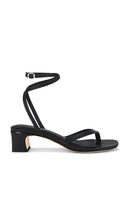 Rag & Bone Gemma Strappy Sandal in Black | Black Open Toe Heels for Women