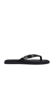 Rag & Bone Gia Thong Sandal in Black | Black Flip Flop Sandals for Women