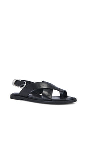 Rag & Bone Gia Toe Loop Sandal in Black