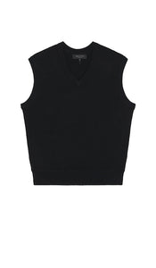 Rag & Bone Harvey Sweater Vest in Black - Rag & Bone - Harvey - Gilet pull en noir - Rag & Bone Harvey 黑色毛衣背心 - Rag & Bone Harvey Pulloverweste in Schwarz - Rag & Bone Harvey 스웨터 조끼블랙 색상 - Gilet maglione Rag & Bone Harvey in nero