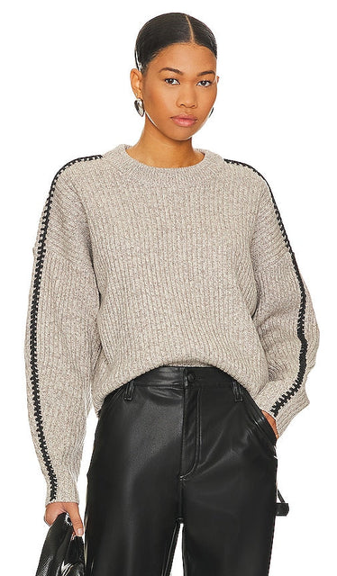 Rag & Bone Ingrid Crew in Taupe - Rag & Bone Ingrid Crew en taupe - Rag & Bone Ingrid Crew 灰褐色 - Rag & Bone Ingrid Crew in Taupe - Rag & Bone 잉그리드 크루 Taupe 소재 - Rag & Bone Ingrid Crew in grigio talpa