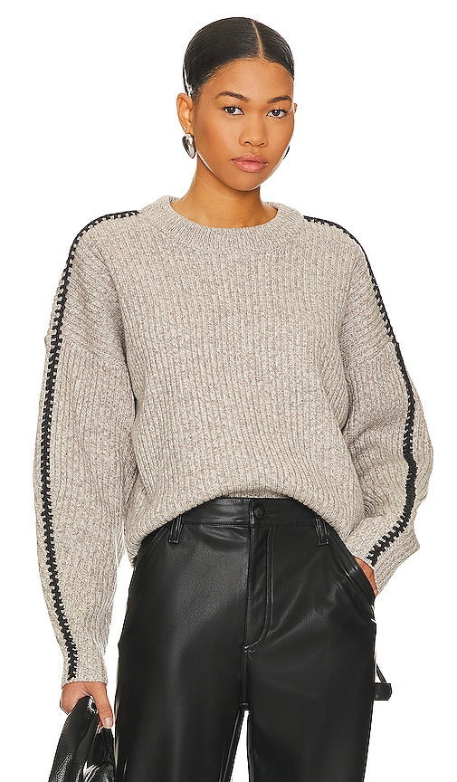 Rag & Bone Ingrid Crew in Taupe - Rag & Bone Ingrid Crew en taupe - Rag & Bone Ingrid Crew 灰褐色 - Rag & Bone Ingrid Crew in Taupe - Rag & Bone 잉그리드 크루 Taupe 소재 - Rag & Bone Ingrid Crew in grigio talpa