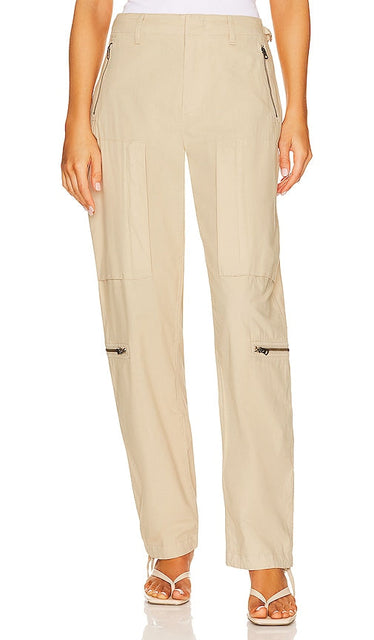 Rag & Bone Kai Flight Pant in Beige - Pantalon aviateur Rag & Bone Kai en beige - Rag & Bone Kai 米色飞行裤 - Rag & Bone Kai Flughose in Beige - Rag & Bone Kai 플라이트 팬츠 베이지색 - Pantaloni Rag & Bone Kai Flight in beige