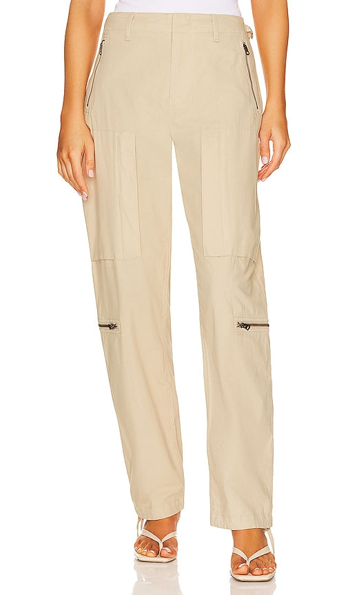 Rag & Bone Kai Flight Pant in Beige - Pantalon aviateur Rag & Bone Kai en beige - Rag & Bone Kai 米色飞行裤 - Rag & Bone Kai Flughose in Beige - Rag & Bone Kai 플라이트 팬츠 베이지색 - Pantaloni Rag & Bone Kai Flight in beige