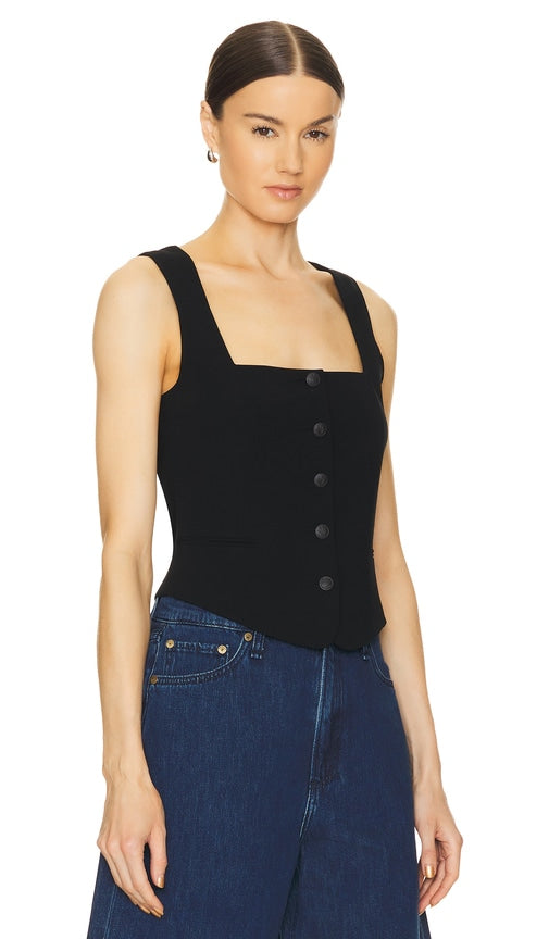 Rag & Bone Mariana Vest in Black