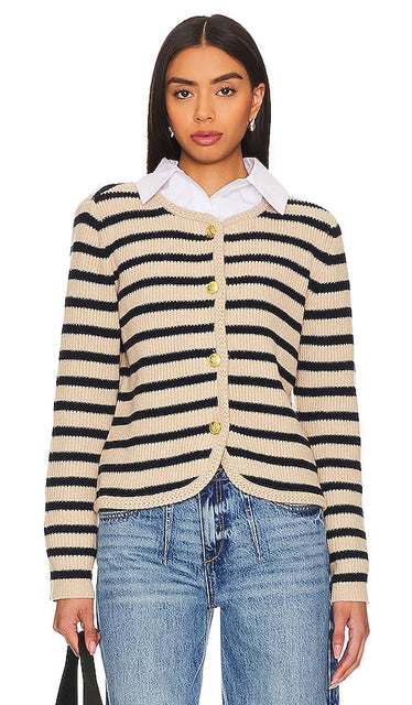 Rag & Bone Nancy Cardigan in Beige - Rag & Bone Nancy Cardigan en Beige - Rag & Bone Nancy 米色开衫 - Rag & Bone Nancy Cardigan in Beige - Rag & Bone Nancy 가디건베이지색 - Cardigan Nancy Rag & Bone in beige