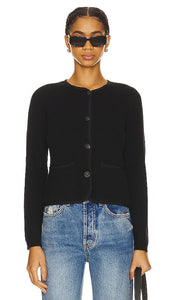 Rag & Bone Nancy Cardigan in Black - Rag & Bone Nancy Cardigan en Noir - Rag & Bone Nancy 黑色开衫 - Rag & Bone Nancy Cardigan in Schwarz - Rag & Bone Nancy 가디건 블랙 색상 - Cardigan Nancy Rag & Bone in nero