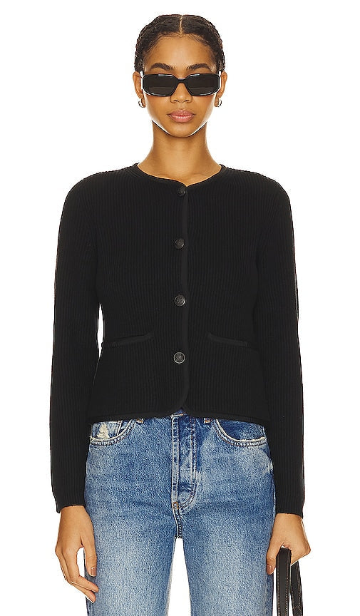 Rag & Bone Nancy Cardigan in Black - Rag & Bone Nancy Cardigan en Noir - Rag & Bone Nancy 黑色开衫 - Rag & Bone Nancy Cardigan in Schwarz - Rag & Bone Nancy 가디건 블랙 색상 - Cardigan Nancy Rag & Bone in nero