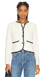Rag & Bone Nancy Cardigan in Ivory - Cardigan Rag & Bone Nancy en ivoire - Rag & Bone Nancy 象牙色开衫 - Rag & Bone Nancy Cardigan in Elfenbein - Rag & Bone Nancy 가디건 색상의 Ivory - Cardigan Nancy Rag & Bone in avorio