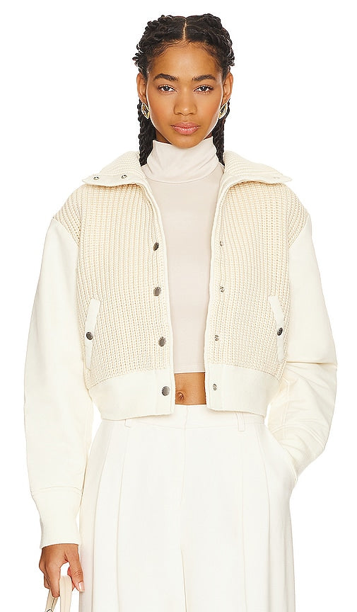 Rag & Bone Paula Bomber in Ivory - Bomber Paula Rag & Bone en ivoire - Rag & Bone Paula 象牙色飞行员夹克 - Rag & Bone Paula Bomber in Elfenbein - Rag & Bone Paula 봄버 아이보리 색상 - Bomber Paula Rag & Bone in avorio
