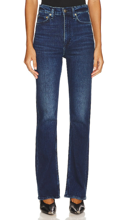 Rag & Bone Peyton High Rise Bootcut in Blue - Rag & Bone - Peyton Bootcut taille haute en bleu - Rag & Bone Peyton 蓝色高腰靴型裤 - Rag & Bone Peyton High Rise Bootcut in Blau - Rag & Bone Peyton 하이라이즈 부츠컷 블루 색상 - Stivaletto a vita alta Peyton Rag & Bone in blu