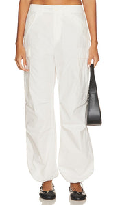 Rag & Bone Porter Cargo Pant in White