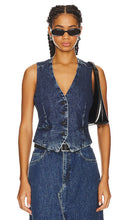 Rag & Bone Priya Vest in Blue - Rag & Bone - Priya - Gilet bleu - Rag & Bone Priya 蓝色背心 - Rag & Bone Priya Weste in Blau - Rag & Bone 프리야 베스트 - Gilet Rag & Bone Priya in blu