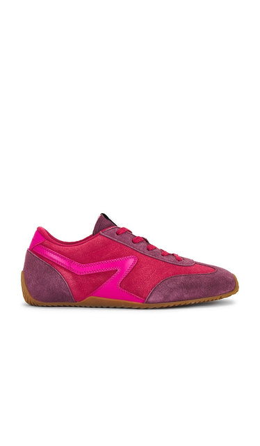 Rag & Bone Retro Runner Slim Ultra Sneaker in Fuchsia | Cayenne Low Top Sneakers for Women