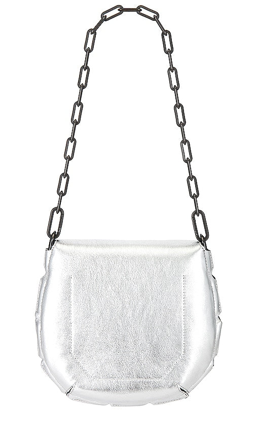 Rag & Bone Sadie Shoulder Bag in Metallic Silver