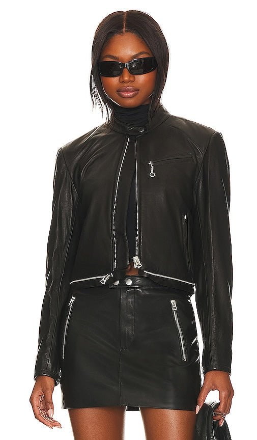 Rag & Bone Sedona Moto Jacket in Black - Rag & Bone - Veste de moto Sedona en noir - Rag & Bone Sedona 黑色机车夹克 - Rag & Bone Sedona Motorradjacke in Schwarz - Rag & Bone Sedona 모토 자켓 - Giacca da moto Rag & Bone Sedona in nero