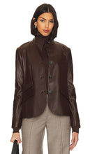 Rag & Bone Slade Leather Blazer in Brown - Rag & Bone - Slade - Blazer en cuir marron - Rag & Bone 棕色 Slade 皮革西装外套 - Rag & Bone Slade Lederblazer in Braun - Rag & Bone Slade 가죽 블레이저 브라운 색상 - Blazer in pelle Slade Rag & Bone in marrone