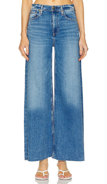 Rag & Bone Sofie Crop Wide Leg in Blue - Rag & Bone Sofie - Coupe large et courte - Bleu - Rag & Bone Sofie 蓝色九分阔腿裤 - Rag & Bone Sofie Crop Wide Leg in Blau - Rag & Bone Sofie 크롭 와이드 레그 블루 색상 - Rag & Bone Sofie Crop gamba larga in blu