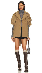 Rag & Bone Trench Poncho in Olive - Poncho trench Rag & Bone en olive - Rag & Bone 橄榄色风衣斗篷 - Rag & Bone Trench-Poncho in Oliv - Rag & Bone 트렌치 판초 - Poncho Trench Rag & Bone in verde oliva