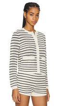 Rag & Bone Viola Stripe Cardigan in White