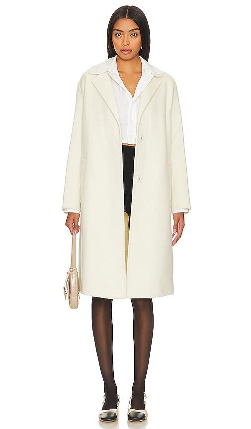Rails Lore Overcoat in Ivory - Pardessus Rails Lore en ivoire - Rails Lore 象牙色大衣 - Rails Lore Mantel in Elfenbein - Rails Lore 오버코트 아이보리 색상 - Soprabito Rails Lore color avorio