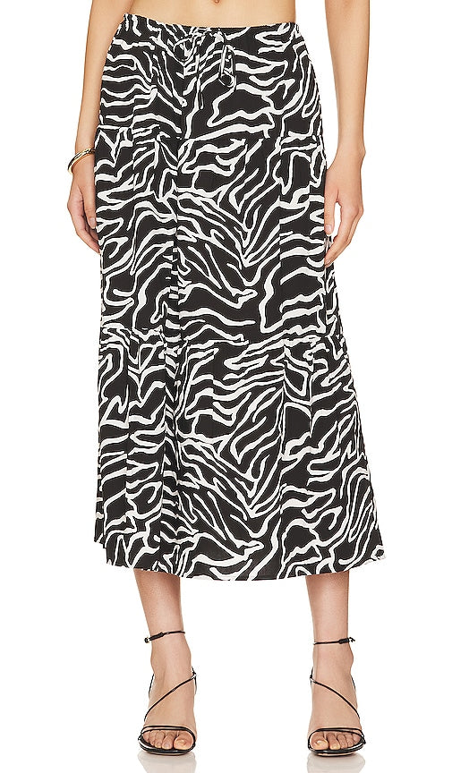 Rails Mary Midi Skirt in Black - Jupe mi-longue Rails Mary en noir - Rails Mary 黑色中长半身裙 - Rails Mary Midirock in Schwarz - Rails 메리 미디 스커트 - Gonna longuette Rails Mary in nero