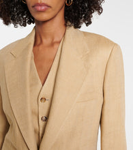 Ralph Lauren Collection Russel silk and linen blazer