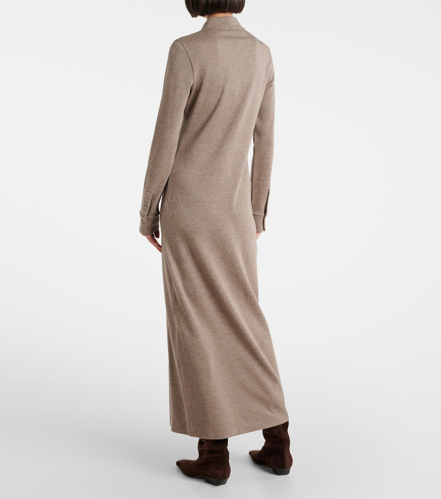 Ralph Lauren Collection Wool jersey polo dress