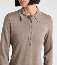 Ralph Lauren Collection Wool jersey polo dress