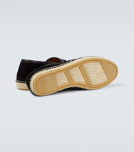 Ralph Lauren Purple Label Bow-detail leather espadrilles