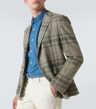 Ralph Lauren Purple Label Checked wool blazer