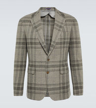 Ralph Lauren Purple Label Checked wool blazer