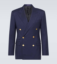 Ralph Lauren Purple Label Gregory double-breasted wool blazer